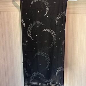 Kashkha Black Sheer Moon Scarf